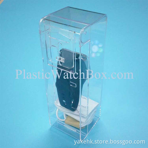 High Quality Smart Watch Clear Display Plastic Storage Box Customize Paper Artwork